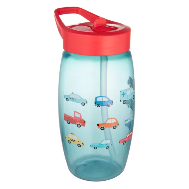 Canpol babies Sport billenő ivócsőrös kulacs, Cars, 400 ml