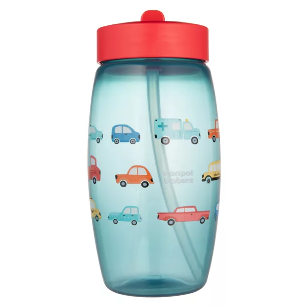 Canpol babies Sport billenő ivócsőrös kulacs, Cars, 400 ml