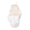 Canpol babies Súlyozott szívószálas itatópohár, 270ml, krémszín