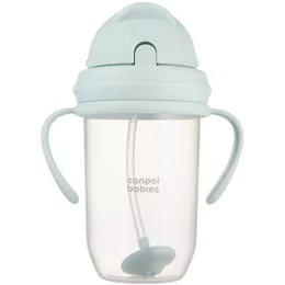   Canpol babies Súlyozott szívószálas itatópohár, 270ml, menta