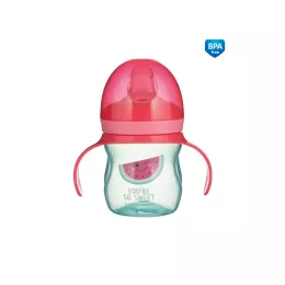   Canpol babies Gyakorló itatópohár szilikon szeleppel, 150 ml, SO COOL - rózsaszín