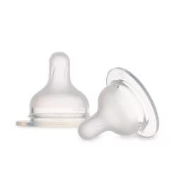   Canpol babies Szilikon etetőcumi az S-alakú cumisüvegekhez, 0hó+, 2db, mini