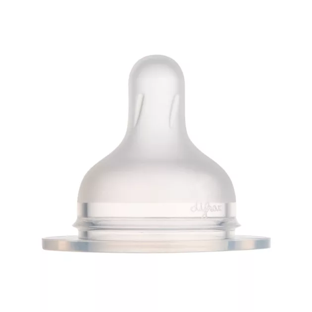 Canpol babies Szilikon etetőcumi az S-alakú cumisüvegekhez, 3hó+, 2db, lassú