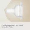 Canpol babies Szilikon etetőcumi az S-alakú cumisüvegekhez, 3hó+, 2db, lassú