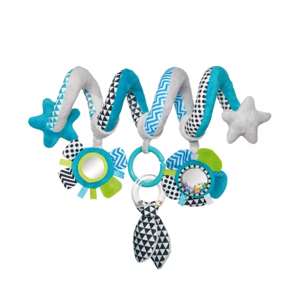 Canpol babies Spirál játék a babakocsira/gyermekágyra - ZigZag kék