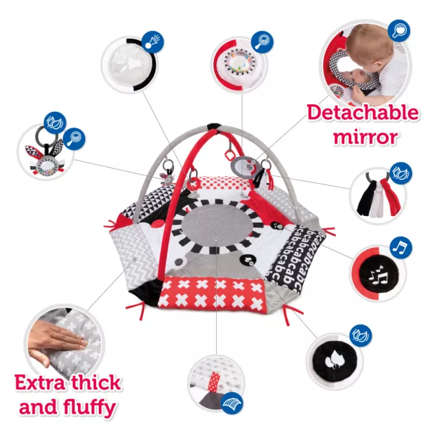 Canpol babies Játszószőnyeg peremmel - SENSORY TOYS