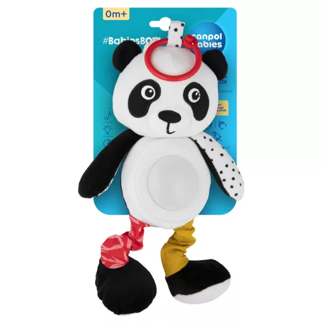 Canpol babies Szenzoros függőjáték dallamokkal és lámpával BabiesBoo - panda
