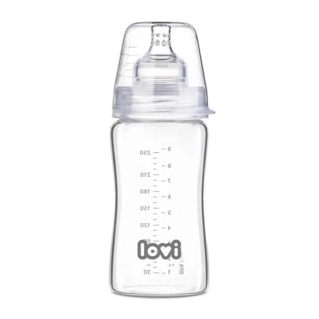 LOVI Üveg cumisüveg 250ml