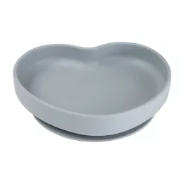   Canpol babies Szilikonos tányér tapadókoronggal, HEART - kék