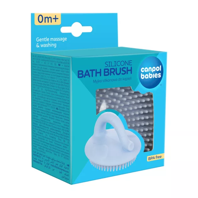 Canpol babies Szilikon fürdőkefe, kék