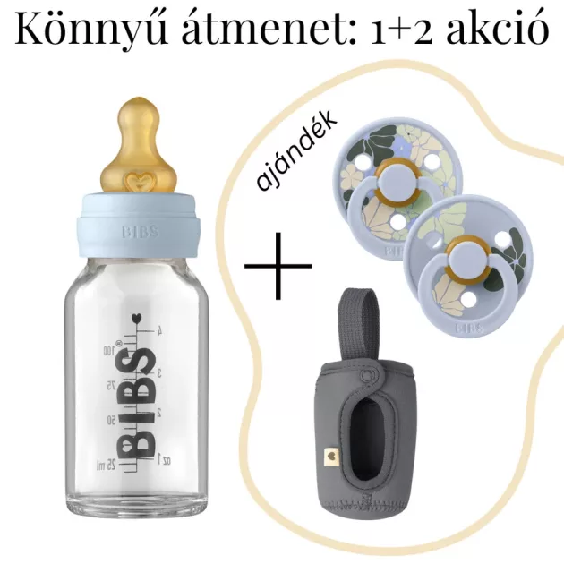BIBS Könnyű átmenet csomag - Hamvaskék mix (110 ml)