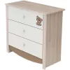 Todi Teddy 70x140-es átalakítható babaágy + Teddy 3 fiókos komód + pelenkázó toldalék