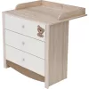 Todi Teddy 70x140-es átalakítható babaágy + Teddy 3 fiókos komód + pelenkázó toldalék
