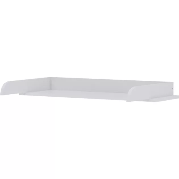 Todi White Bunny 70x140-es átalakítható babaágy + 3 fiókos komód + pelenkázó toldalék