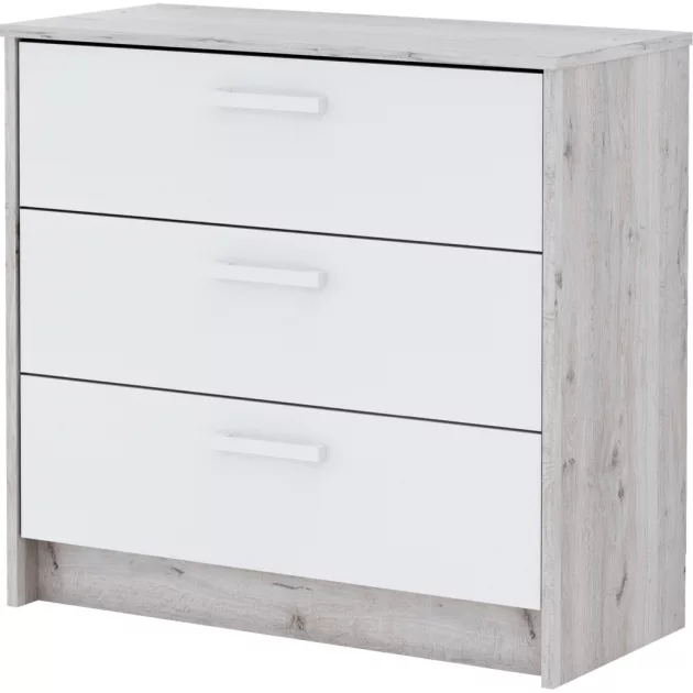 Todi Bee 70x140-es átalakítható babaágy + Bee 3 fiókos komód + pelenkázó toldalék