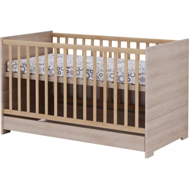 Todi Classic 70x140-es átalakítható babaágy + Classic komód + pelenkázó toldalék