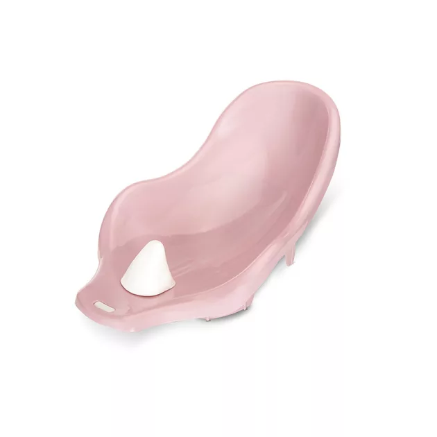 Lorelli kád leeresztő dugóval, babatartóval 88 cm + kádállvány - Nordic Pink