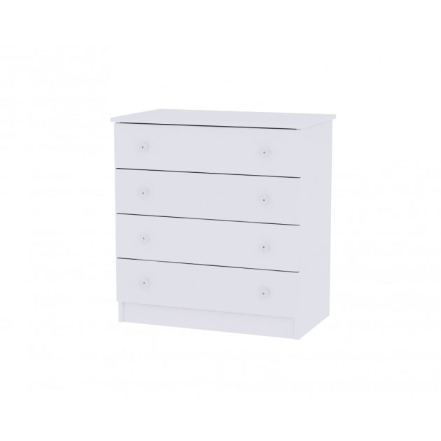 Lorelli Trend PLUS kombi ágy 70x165 + Komód + Exclusive szekrény - White