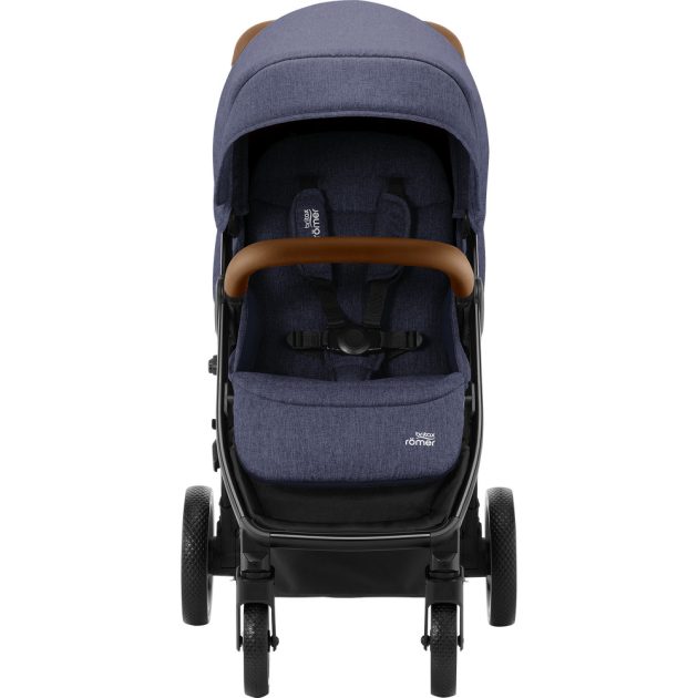 Britax Römer B-Agile R sport babakocsi - Navy Ink/Brown+Smile III mózeskosár - Indigo Blue