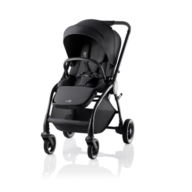 Britax Römer Rio Style 2az1-ben babakocsi +Baby Safe Core hordozó + bázistalp - Carbon Black