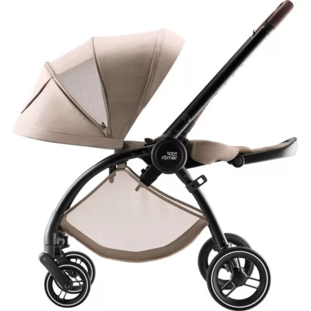 Britax Römer Rio Style 2az1-ben babakocsi +Baby Safe Core hordozó + bázistalp - Teak