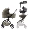 Britax Römer Rio Lux 2az1-ben babakocsi +Baby Safe Core hordozó + bázistalp - Urban Olive
