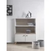 Faktum Colette Fehér Kombi babaágy  - fehér+2 osztású szekrény+ széles nyitott tároló (10 doboz)