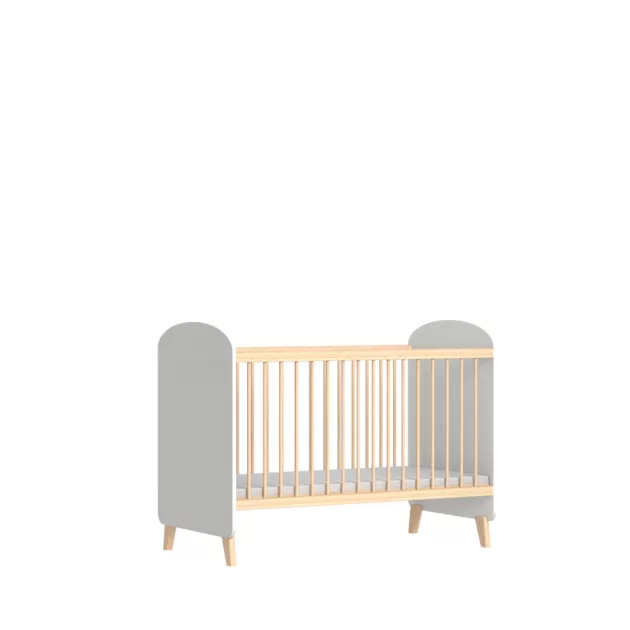 Faktum Colette Fehér 120x60-as babaágy - fehér+komód+toldalék+2 osztású szekrény (7 doboz)