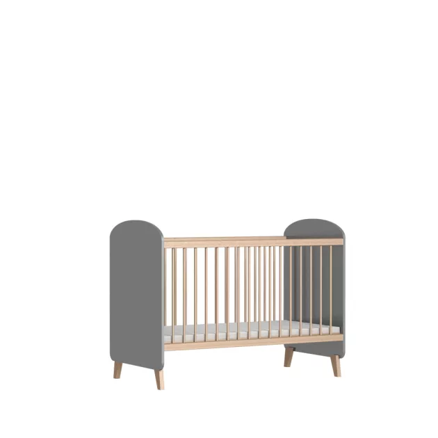 Faktum Colette Szürke 120x60-as babaágy - szürke+komód+toldalék (4 doboz)