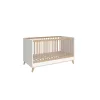 Faktum FLIP White & Oak 120-as babaágy +komód+2 osztású szekrény (6 doboz)