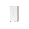 Faktum FLIP White & Oak 120-as babaágy +komód+2 osztású szekrény (6 doboz)