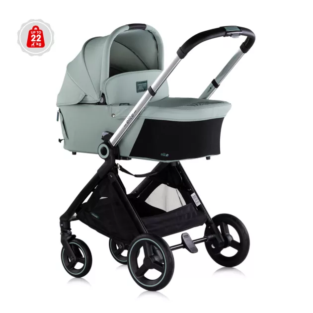 Chipolino Elite 3in1 multifunkciós babakocsi - Basil