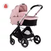 Chipolino Elite 3in1 multifunkciós babakocsi - Pink Marshmellow