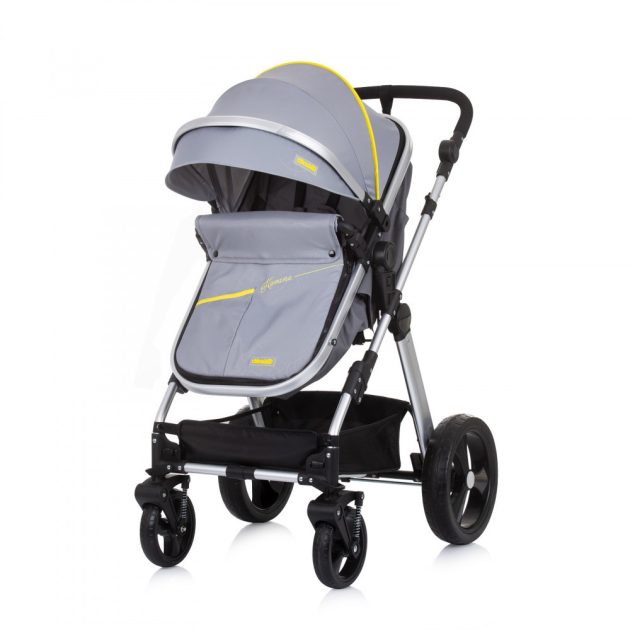 Chipolino Havana babakocsi mózessé alakítható sport résszel + autóshordozó 0-13kg - Graphite