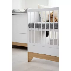   Faktum LUMINA White 120-as babaágy - fehér+komód+toldalék (4 doboz)