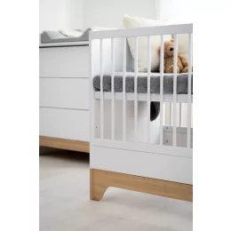   Faktum LUMINA White 120-as babaágy - fehér+komód+toldalék (4 doboz)