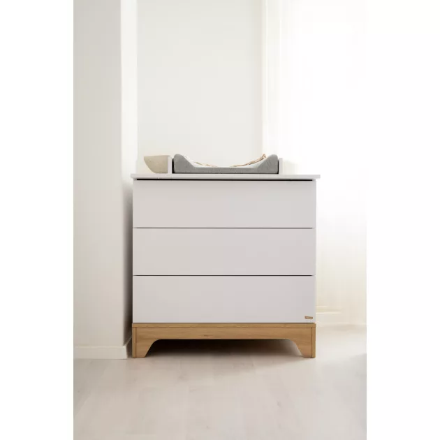 Faktum LUMINA White 120-as babaágy - fehér+komód+toldalék (4 doboz)