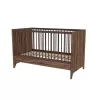 Faktum Nest Walnut Átalakítható 140-es babaágy - mogyoró +komód+toldalék+2 osztású szekrény (8 doboz)