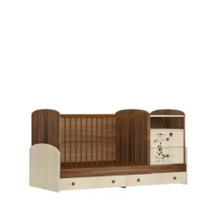   Faktum Makaó Kombi babaágy- Zsiráfos (5 doboz) - juhar/szilva