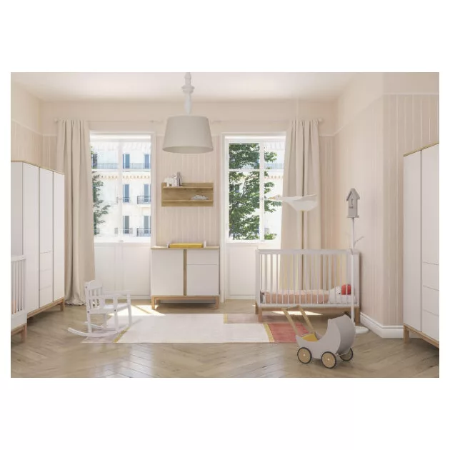 Faktum Loop White&Oak Falipolc - fehér