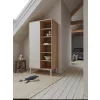 Faktum Peak Natural Oak and White 2 osztású szekrény (3 doboz) - oak
