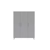 Faktum FLIP Grey 3 osztású szekrény (5 doboz) - Szürke