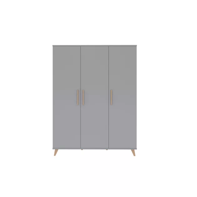 Faktum FLIP Grey 3 osztású szekrény (5 doboz) - Szürke