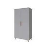 Faktum FLIP Grey 2 osztású szekrény (3 doboz) - szürke