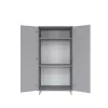 Faktum FLIP Grey 2 osztású szekrény (3 doboz) - szürke