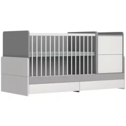   Faktum Alda Selyemszürke Kombi babaágy (5 doboz) - fehér/szürke