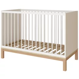 Faktum Loop White&Oak 120-as babaágy - fehér