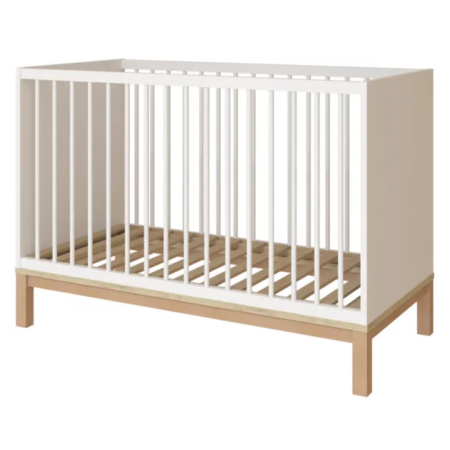 Faktum Loop White&Oak 120-as babaágy - fehér