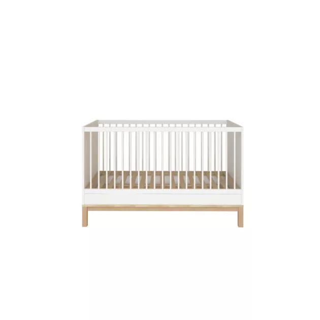 Faktum Loop White&Oak Átalakítható 140-es babaágy (2 doboz) - fehér