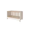 Faktum FLIP White & Oak 120-as babaágy - fehér